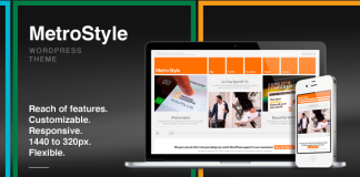 Theme WordPress polyvalent MetroStyle ResponsiveStatusBar