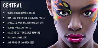 Theme WordPress polyvalent et multi usages Central