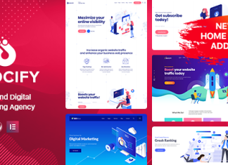 Theme WordPress pour agence de marketing numerique SEO Seocify