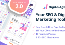 Theme WordPress pour agence de marketing numerique SEO WP