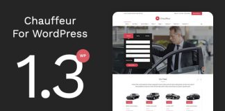 Theme WordPress pour chauffeur de limousine transport et location de