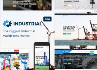 Theme WordPress pour entreprise industrielle et usine