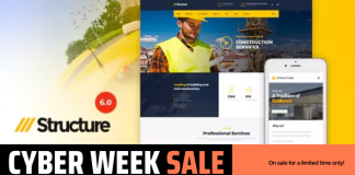 Theme WordPress pour fabrique industrielle Construction de structure