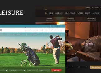 Theme WordPress pour hotel et loisirs
