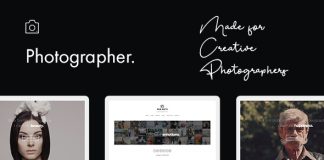 Theme WordPress pour photographe