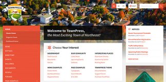 TownPress Theme WordPress pour les municipalites et les gouvernements