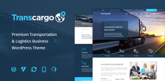 Transcargo Theme WordPress de transport pour la logistique