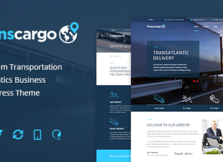 Transcargo Theme WordPress de transport pour la logistique