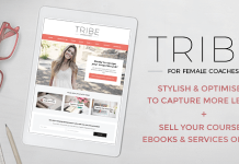 Tribe – Thème WordPress pour coach féminin Tribe Theme WordPress pour coach feminin
