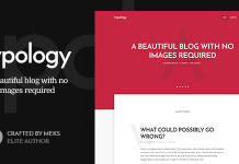 Typologie – Thème minimaliste de blog et de texte pour WordPress Typologie Theme minimaliste de blog et de texte pour