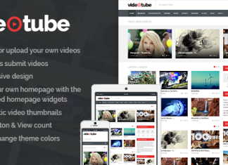 VideoTube Theme WordPress Responsive pour les Videos