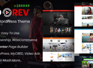 VidoRev Theme WordPress de video