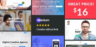 Wanium Un theme multi concept elegant