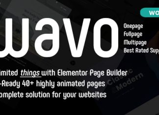 Wavo Theme de portfolio creatif et dagence