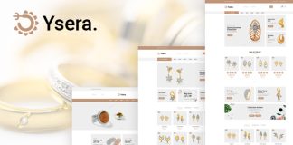 Ysera Modele de site HTML pour bijouterie