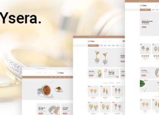 Ysera Modele de site HTML pour bijouterie