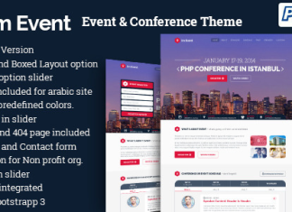 imEvent Theme WordPress pour les evenements de conference et