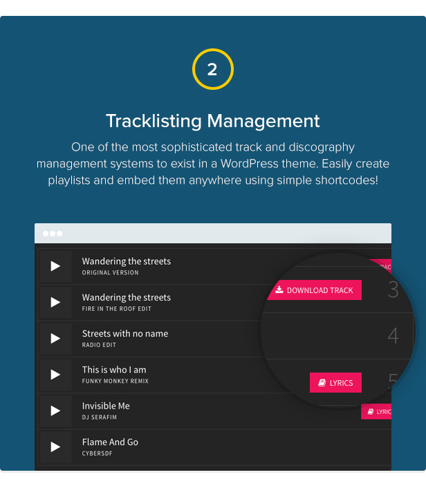Chords - Music / Artist / Radio WordPress theme - 3