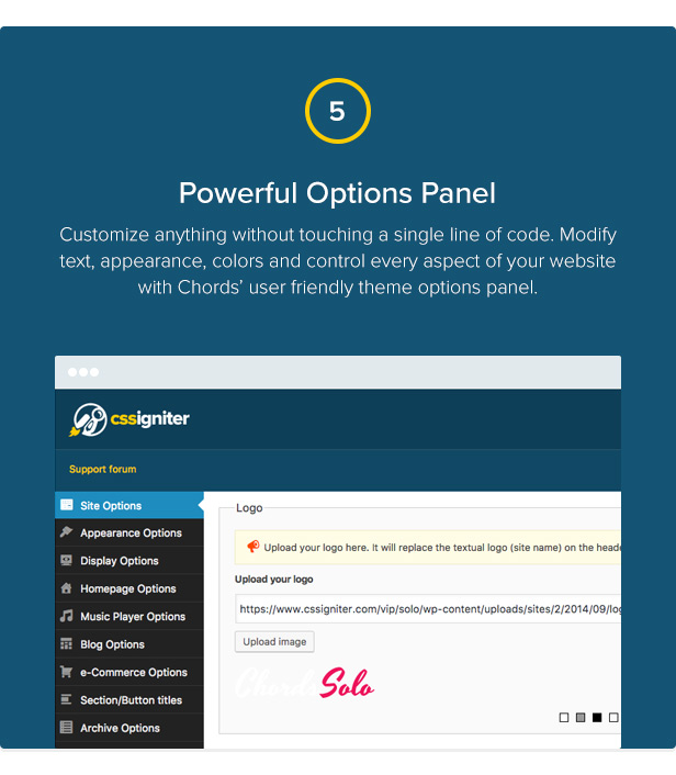 Chords - Music / Artist / Radio WordPress theme - 6