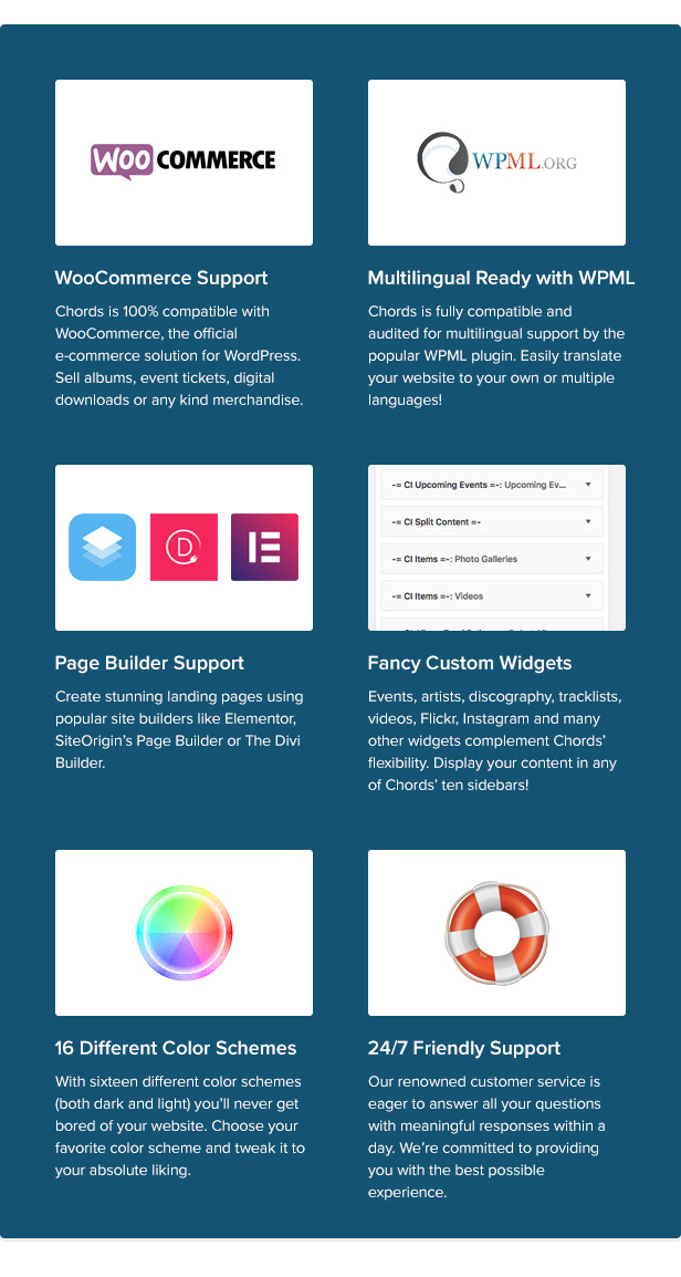 Chords - Music / Artist / Radio WordPress theme - 7