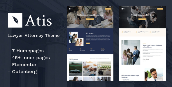 Lawyers Elementor WordPress Theme 