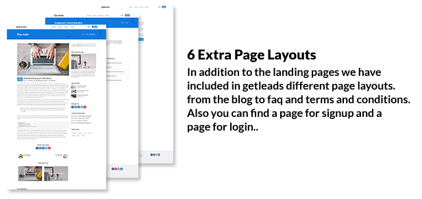 Getleads - Landing Pages Pack with Page Builder - 11