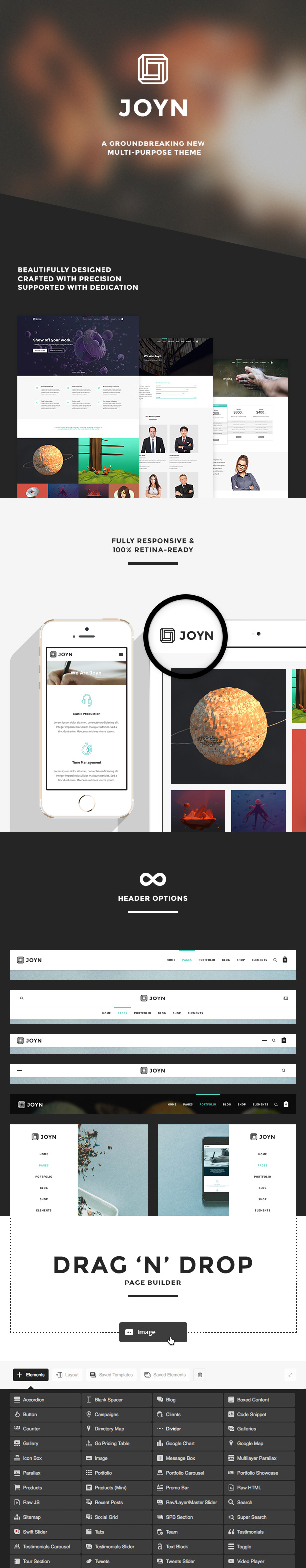 JOYN - Creative Multi-Purpose Theme - 1