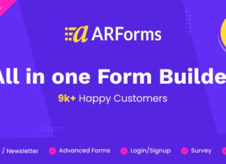 ARForms Plugin constructeur de formulaires de contact Wordpress