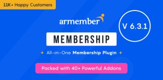 ARMember Extension dadhesion pour WordPress