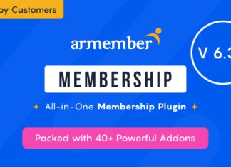 ARMember Extension dadhesion pour WordPress