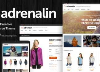 Adrenaline Theme WooCommerce polyvalent