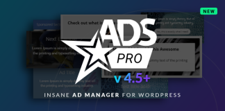 Ads Pro Plugin Gestionnaire de publicite WordPress polyvalent