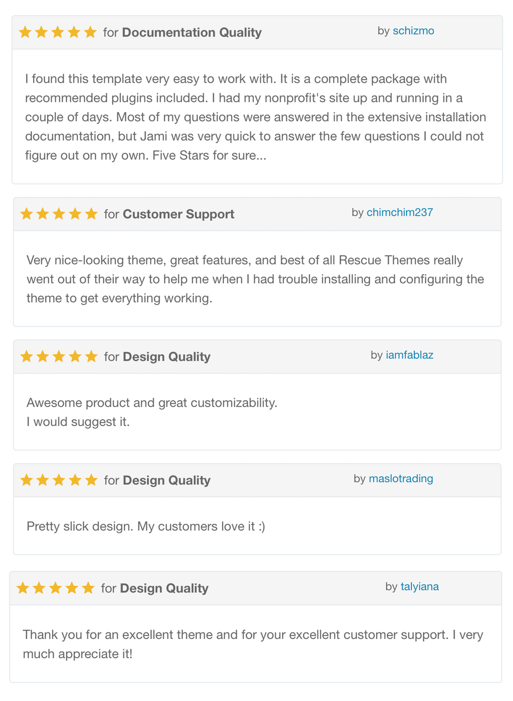 Commentaires sur le thème WordPress Advocator
