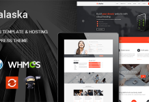 Alaska Theme WHMCS hebergement WordPress
