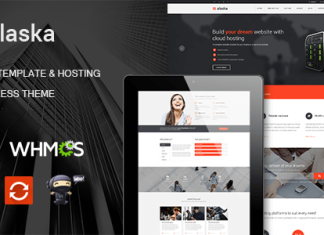 Alaska Theme WHMCS hebergement WordPress