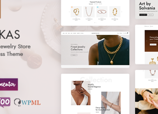 Alukas Theme WordPress pour magasin de bijoux moderne