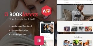 Amoureux des livres Theme WordPress de maison dedition et