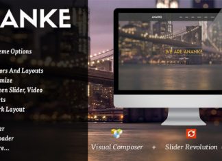 Ananke Theme WordPress One Page Parallax
