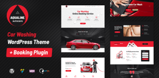 Aqualine Service de lavage automobile avec systeme de reservation