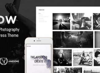 Arc Theme propre de portfolio de photographie