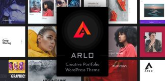 Arlo Theme WordPress Portfolio