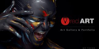 Art Rouge Theme WordPress Portfolio dArtiste