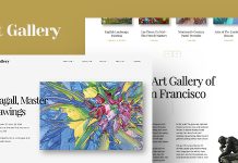 Arte | Thème WordPress de galerie d’art Arte Theme WordPress de galerie dart