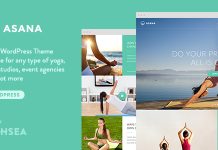 Asana – Thème de yoga Asana Theme de yoga