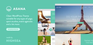 Asana Theme de yoga