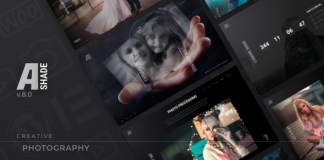 Ashade Theme WordPress de photographie