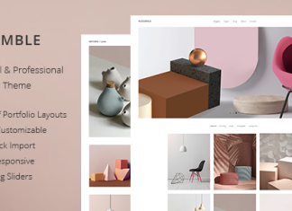 Assemble Theme de portfolio