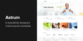 Astrum Modele HTML multi usages reactif