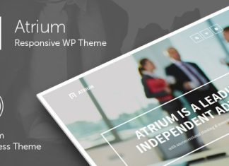 Atrium Theme WordPress pour conseiller en finance et consulting