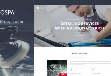 Auto Spa Theme WordPress pour lave auto